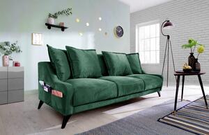 TROJMIESTNA POHOVKA, textil, smaragdovozelená MID.YOU - Online Only obývacie izby, Online Only