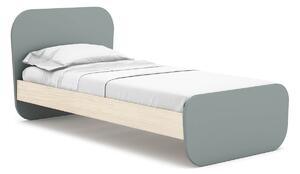 MUZZA Detská posteľ nabet 90 x 190 cm zelená