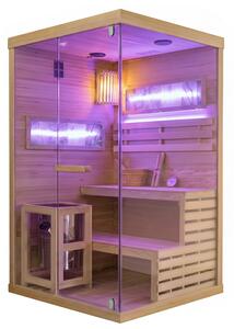 BPS-koupelny Fínska sauna Lark 1-WD 120x120, 2 osoby