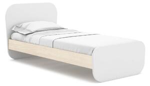 MUZZA Detská posteľ nabet 90 x 190 cm biela