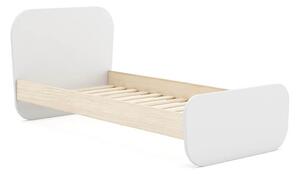 MUZZA Detská posteľ nabet 90 x 190 cm biela