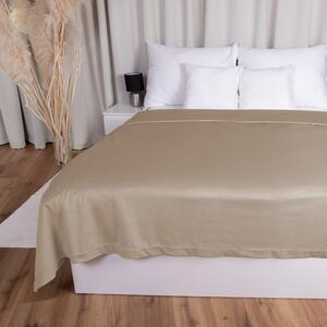 Biante Zamatový prehoz na posteľ Velvet Prémium SVP-042 Béžovohnedý 140x200 cm