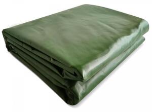 JAGO Plachta 650 g/m², hliníkové oká, zelená, 5 x 6 m