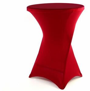 Garthen 37102 Poťah pre vysoký stôl - elastický, vínovo červený 80 x 80 x 110 cm
