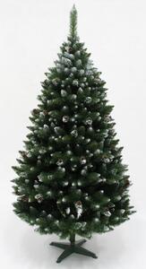 Vianočný stromček Borovica diamantová so striebornými trblietkami 120 cm