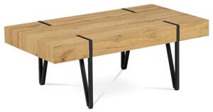 Konferenčný stolík Autronic 110x42 cm čierny MDF AHG-233 OAK
