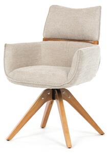 Jedálenská stolička Autronic 62x91 cm béžová látka DCH-D1348 CRM2