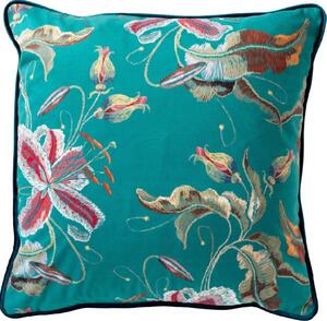 Dekoračný poťah na vankúš FANNY EMERALD 45x45 cm, zelený