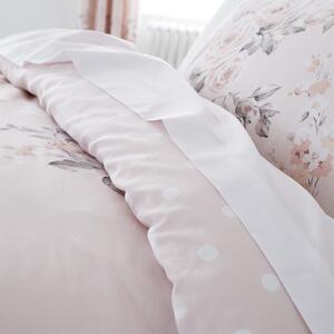 Ružové posteľné obliečky Catherine Lansfield Rosalia, 135 x 200 cm