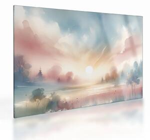 Sklenený obraz - Elegantná krajina (70x50 cm)