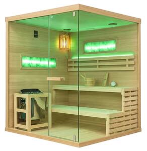 BPS-koupelny Fínska sauna LARK5 WD 180x160, 4-5 osôb