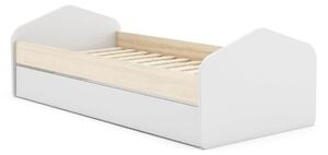 MUZZA Detská posteľ niafana s úložným priestorom 90 x 190 cm biela