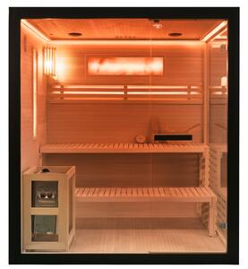 BPS-koupelny Fínska sauna FORSA2 BL 150x140, 3 osoby