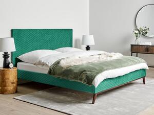 Manželská posteľ 180 cm Betuel (zelená) (s roštom). Vlastná spoľahlivá doprava až k Vám domov. 1078009