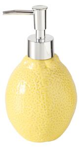 Dávkovač mydla Limone, žltá/s chrómovými prvkami, 300 ml
