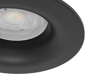 Eglo 902274-SADA 3xLED Kúpeľňové podhľadové svietidlo SALABATE LED/4,9W/230V pr.8,8cm IP65 čierna