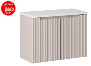 Comad Kúpeľňová skrinka pod doskové umývadlo Nova Cashmere 80 kašmír mat