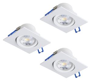 Eglo 902328-SADA 3xLED stropných podhľadových svietidiel SALICETO LED/6,4W/230V 8,8x8,8cm biela