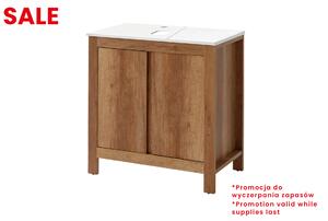 Comad Kúpeľňová skrinka pod doskové umývadlo Sara 80 rímsky dub