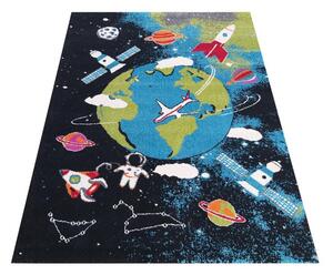 Farebný koberec do detskej izby Vesmír Rozmer: 160x220 cm