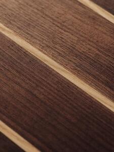 Drevená doska na krájanie Stribe Walnut / Ash 36 cm
