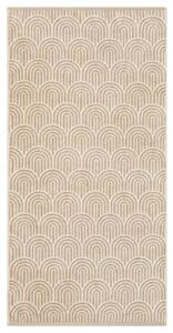 UTERÁK, 70/140 cm, zlatá, lesná zelená, béžovohnedá Cawoe - Kúpeľňový textil
