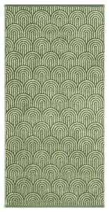 UTERÁK, 70/140 cm, zlatá, lesná zelená, béžovohnedá Cawoe - Kúpeľňový textil