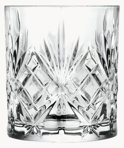 Krištáľové poháre na whisky Melodia, 6 ks