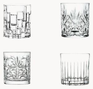 Krištáľové poháre na whisky Mixology, 4 ks