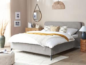 Manželská posteľ 180 cm Vardiel (sivá) (s roštom). Vlastná spoľahlivá doprava až k Vám domov. 1076316