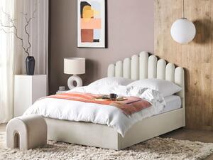 Manželská posteľ 140 cm Valhala (biela) (s roštom a úložným priestorom). Vlastná spoľahlivá doprava až k Vám domov. 1076484