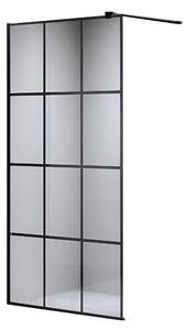 BPS-koupelny Sprchová zastena Walk-in SH04A BL 70 čierna/transparent - bez vaničky