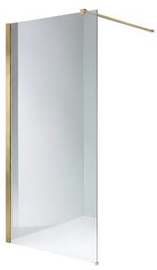 BPS-koupelny Sprchová zástena Walk-in SH07B GL BR 80 zlatá kartáčovaná - bez vaničky