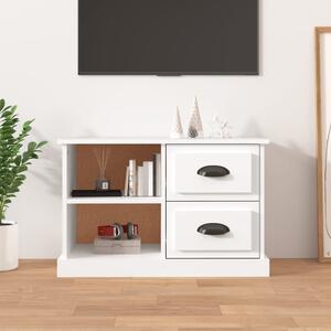TV skrinka biela 73x35,5x47,5 cm spracované drevo