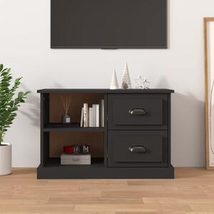 TV skrinka čierna 73x35,5x47,5 cm spracované drevo