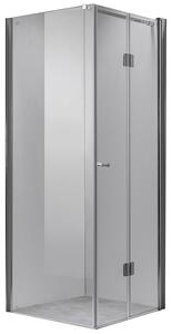 BPS-koupelny Štvorcový sprchovací kút KZ1180A 80x80 chróm/transparent - bez vaničky