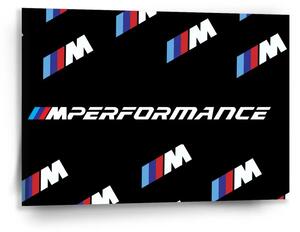 Sablio Obraz MPERFORMANCE čierny vzor - 90x60 cm