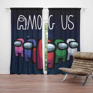 Sablio Záves AMONG US vo vesmíre: 2ks 140x250cm