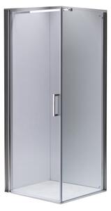 BPS-koupelny Štvorcový sprchový kút ZES KZ1190A 80x80 chróm/transparent - bez vaničky