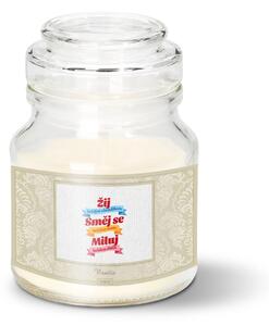 Sablio Sviečka Ži, Smej sa, Miluj - 120 g
