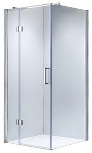 BPS-koupelny Štvorcový sprchovací kút ZES KZ1390A 80x80 chróm/transparent - bez vaničky