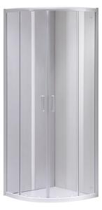 BPS-koupelny Štvrťkruhový sprchový kút KZ94B 90x90 biela/transparent - bez vaničky