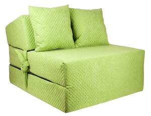 FI Skladací matrac štruktúrovaný Farba: Zelená