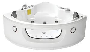BPS-koupelny Hydromasážna vírivá vaňa Flores 601 140x140 s ohrevom vody