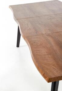 Halmar DICKSON rozkladací stôl, doska - prírodná, nohy - čierna