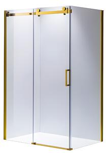 BPS-koupelny Obdĺžnikový sprchovací kút KZ202C GL 120x90 zlatý/transparent - bez vaničky