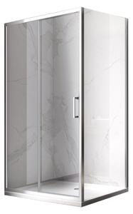 BPS-koupelny Obdĺžnikový sprchovací kút ZES KZ103 90x80 chróm/transparent - bez vaničky