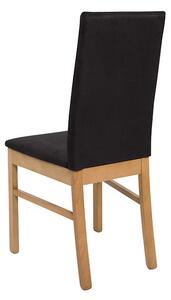 Jedálenská stolička BRW Ostia D09-TXK (dub prírodný + solar black). Vlastná spoľahlivá doprava až k Vám domov. 1025962