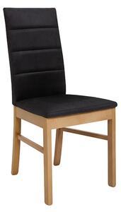 Jedálenská stolička BRW Ostia D09-TXK (dub prírodný + solar black). Vlastná spoľahlivá doprava až k Vám domov. 1025962