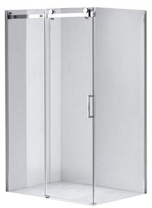 BPS-koupelny Obdĺžnikový sprchový kút ZES KZ203B 110x80 chróm/transparent - bez vaničky
